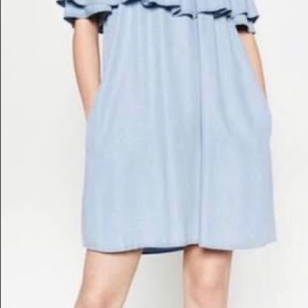 Zara Off the Shoulder Linen Dress